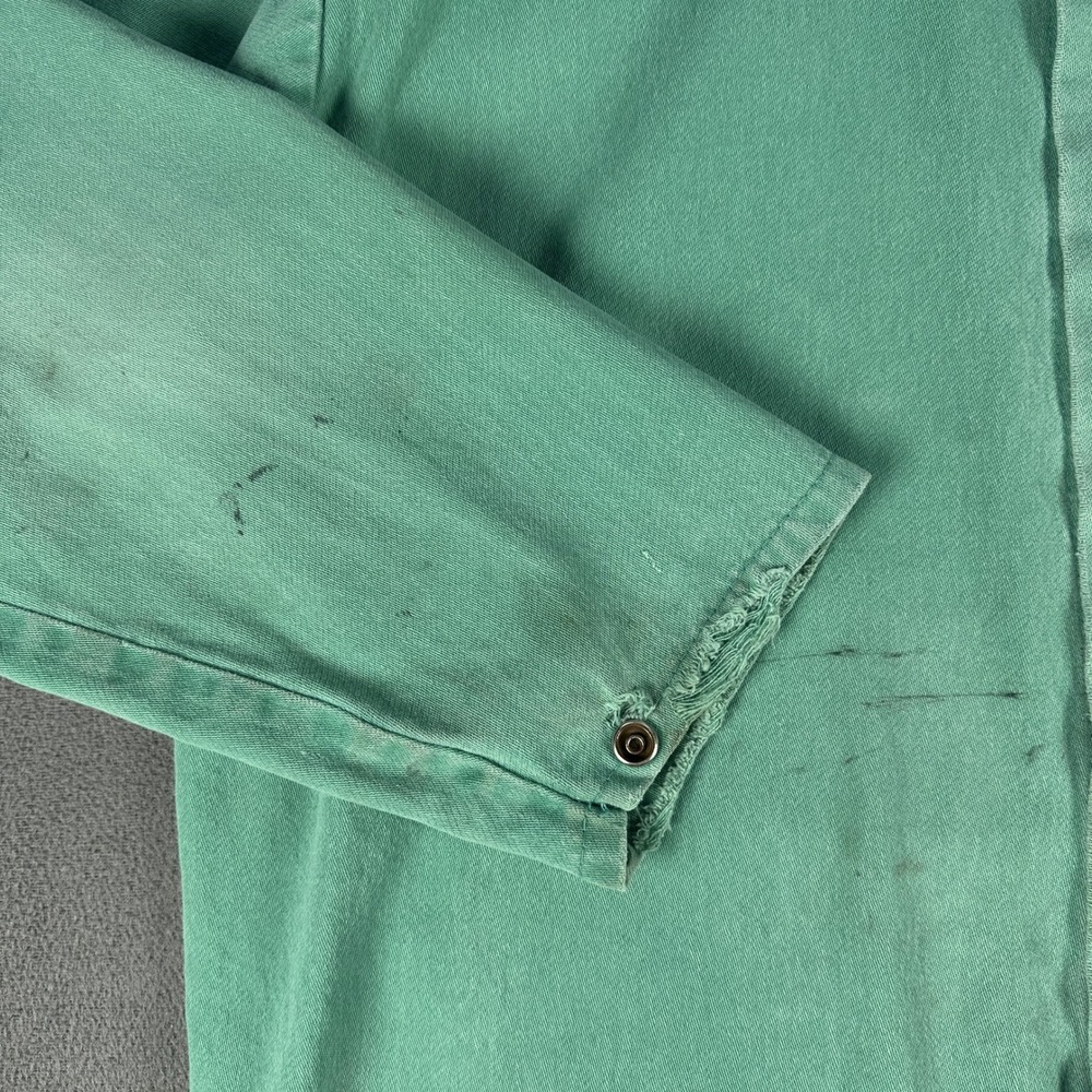 Westex Shirt Mens XL Green Vintage American Welding Workwear Jacket Overshirt - Picture 3 of 8